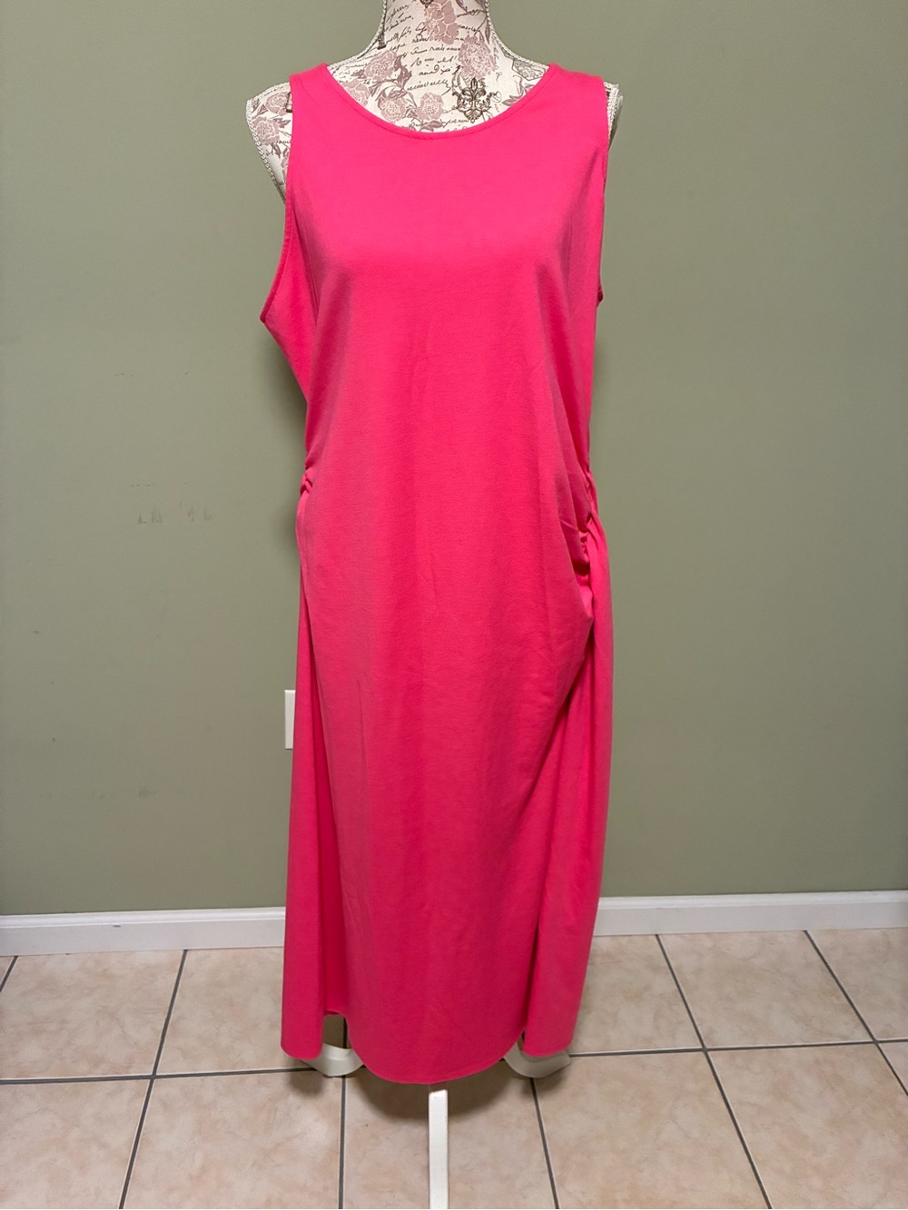a new day Hot Pink Sleeveless Maxi Dress